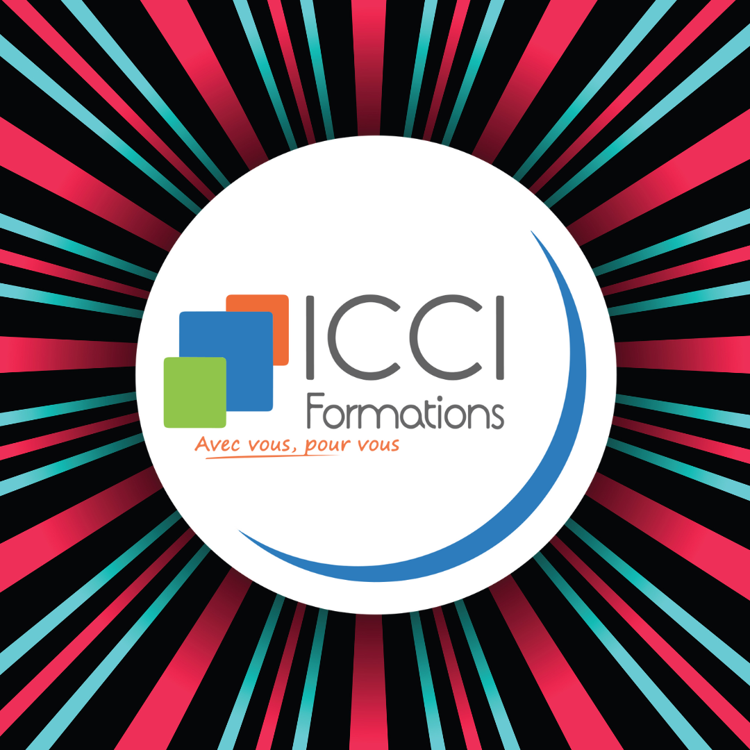 logo icci formations et tiktok fond