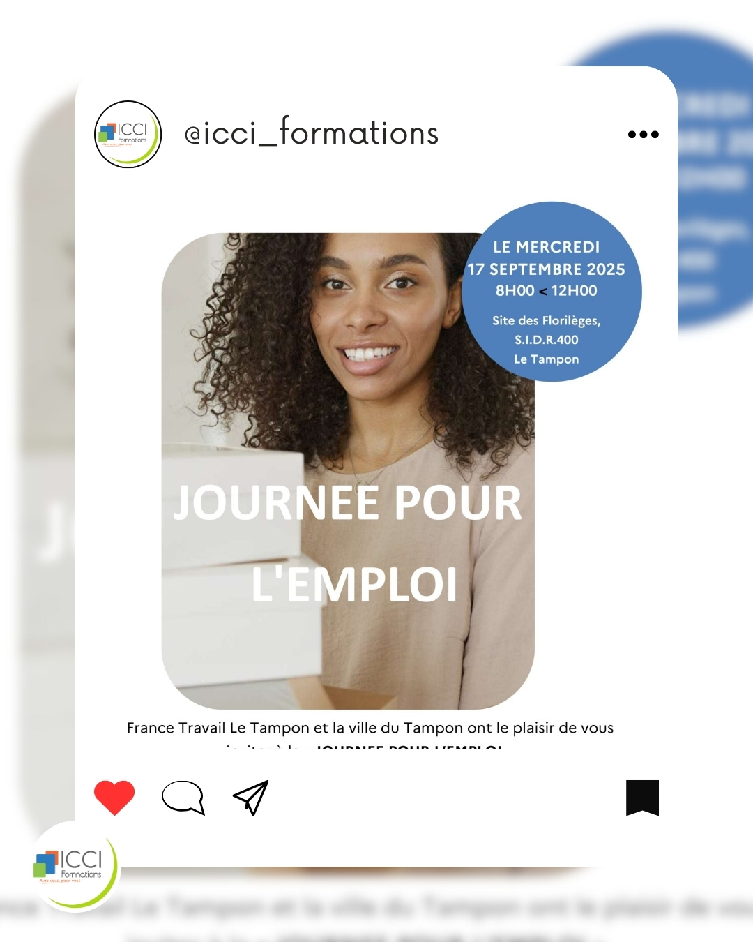 JournĂ©e pour l'Emploi đŒ 14 post avec nouveau format instagram